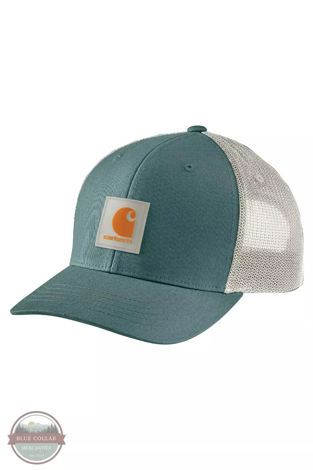 105216 Rugged Flex Twill Mesh-Back Logo Patch Cap