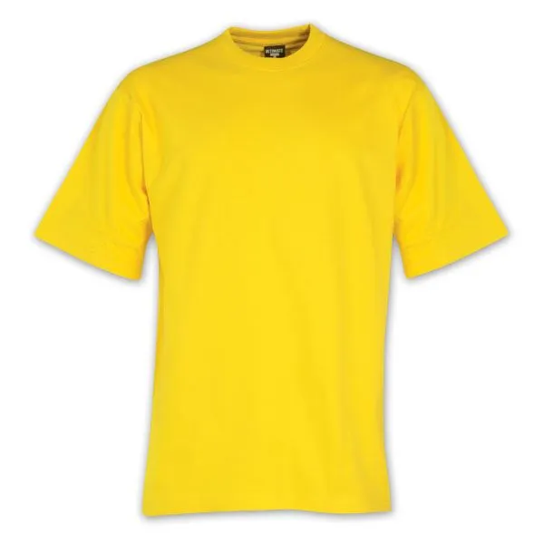 170g Combed Cotton T-shirt - Yellow - While stocks last