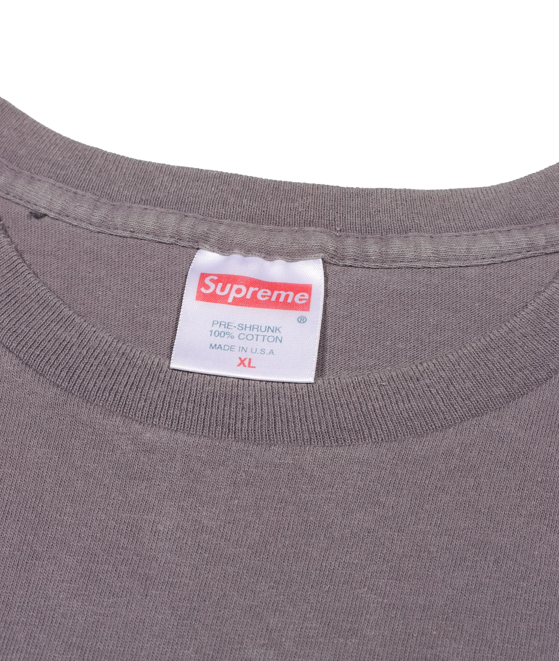 1990's Grey/Grey Box Logo Tee