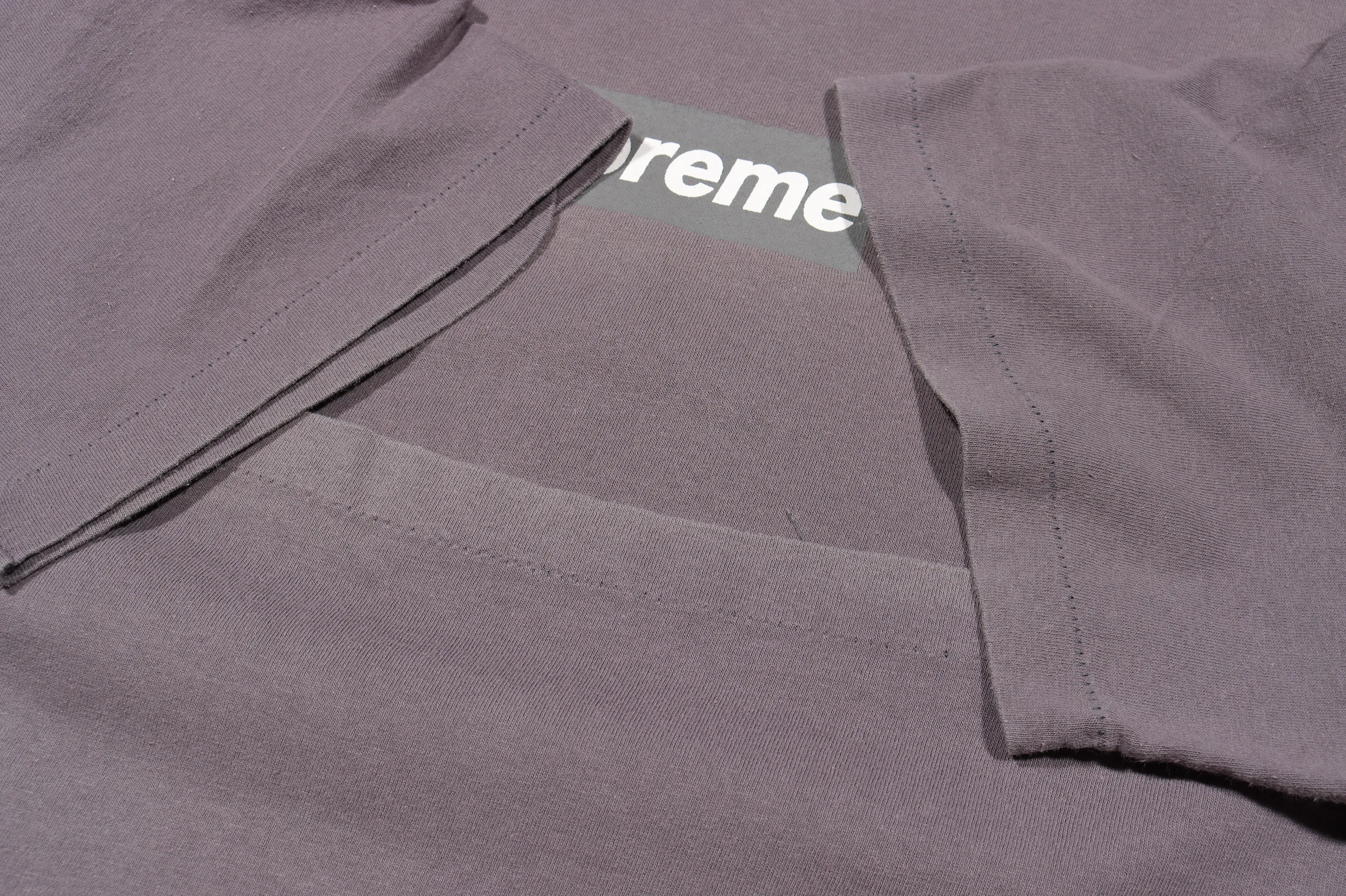 1990's Grey/Grey Box Logo Tee