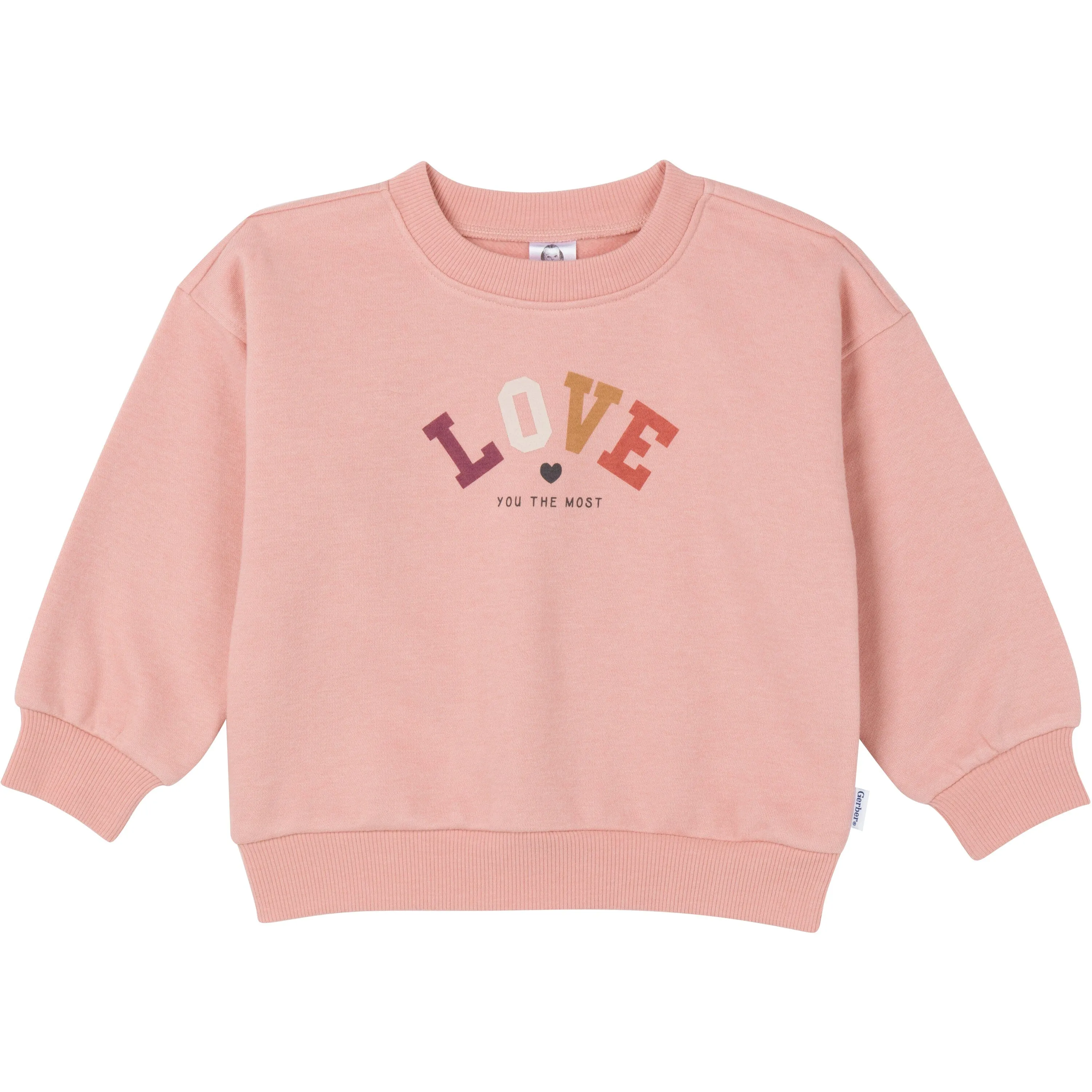 2-Piece Baby & Toddler Girls LOVE Sweatshirt & Pant Set