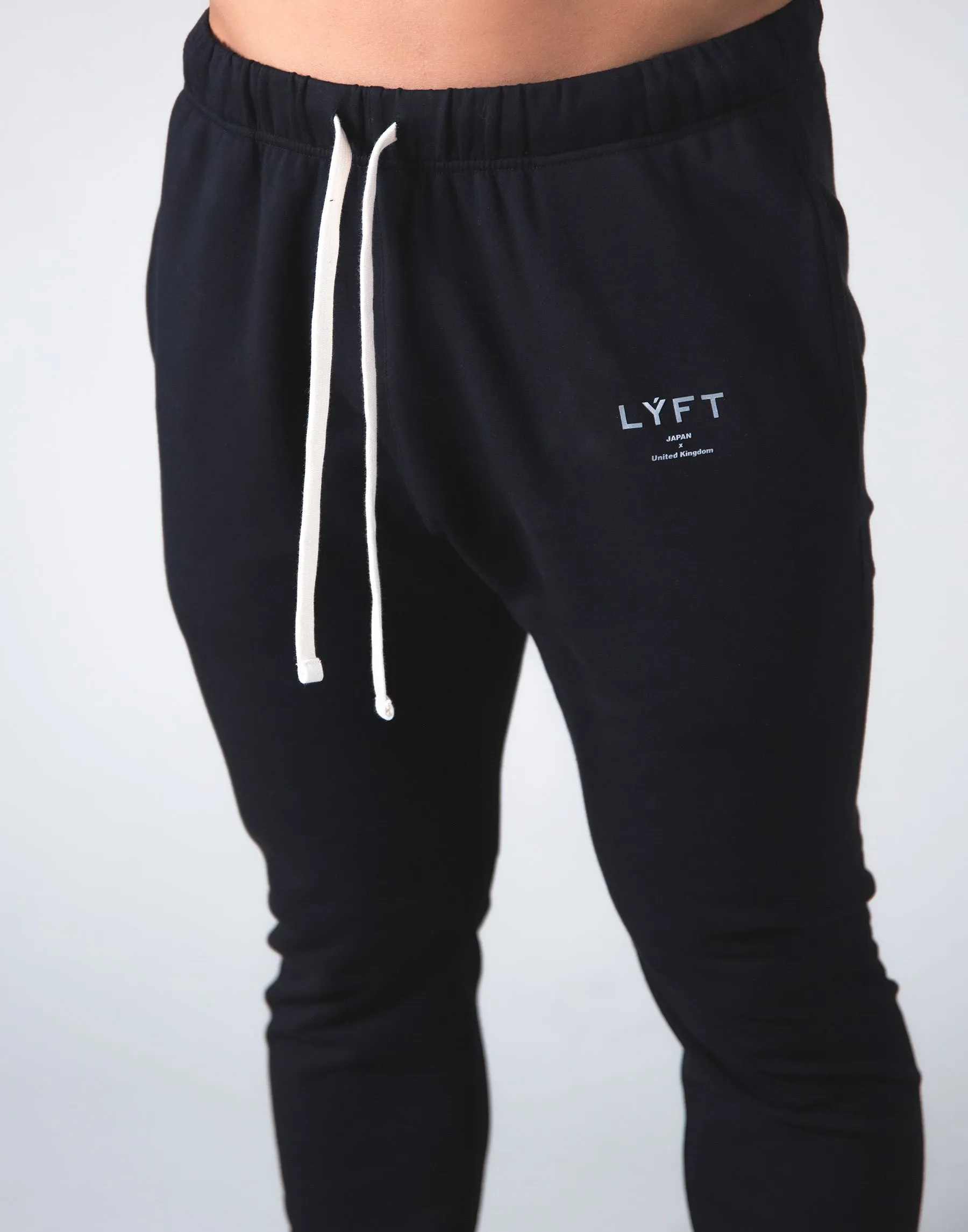 2way Stretch Warm Sweat Pants - Black