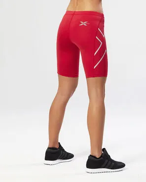 2XU Women's Compression Short- WA1932B (RED/RED)