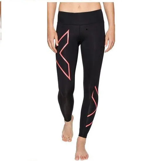 2XU Women's Mid-rise Compression Tight-WA2864B (BLK/PKG)