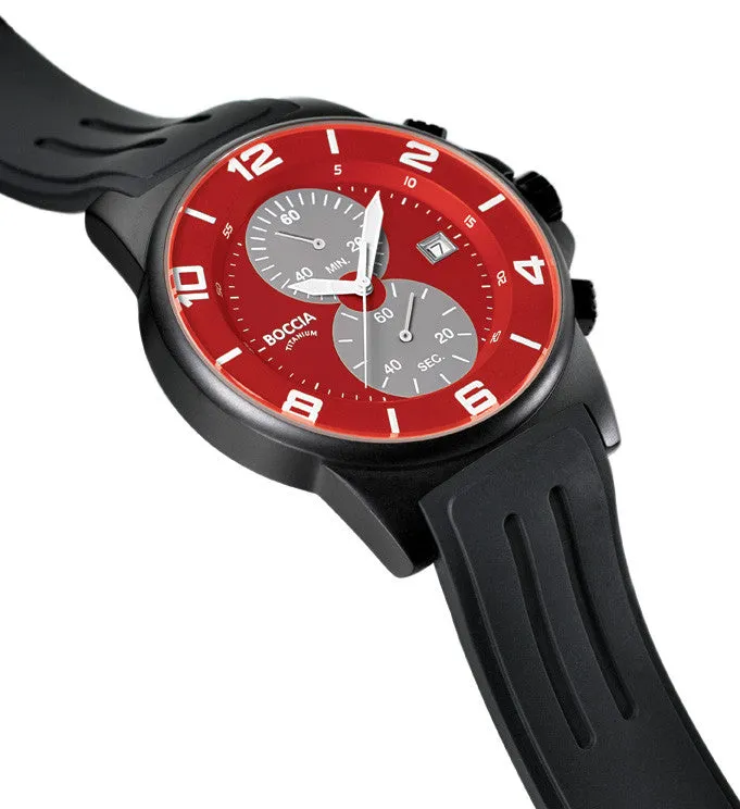 3777-17 Mens Boccia id. Titanium Watch