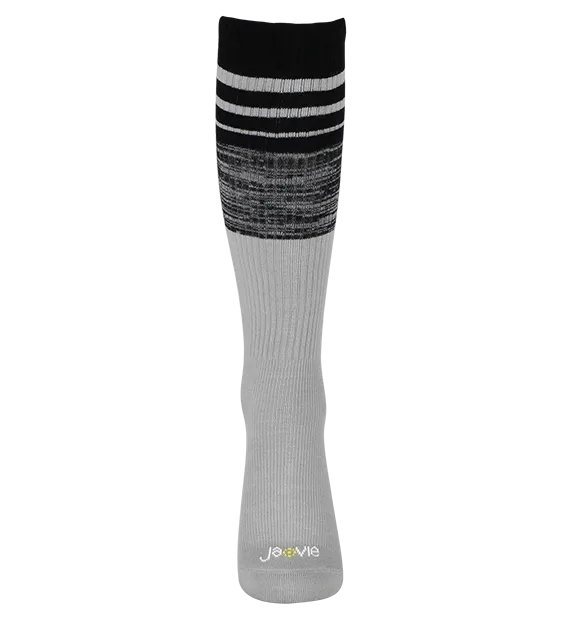 73% Rich Merino Wool Everyday Compression Socks (15-20mmHg) - Mock Rib Colorblock