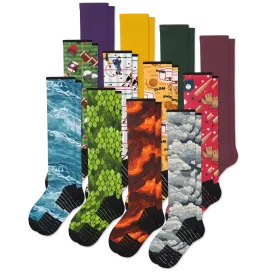 All New Patterns Compression Socks Bundle 12-Pack