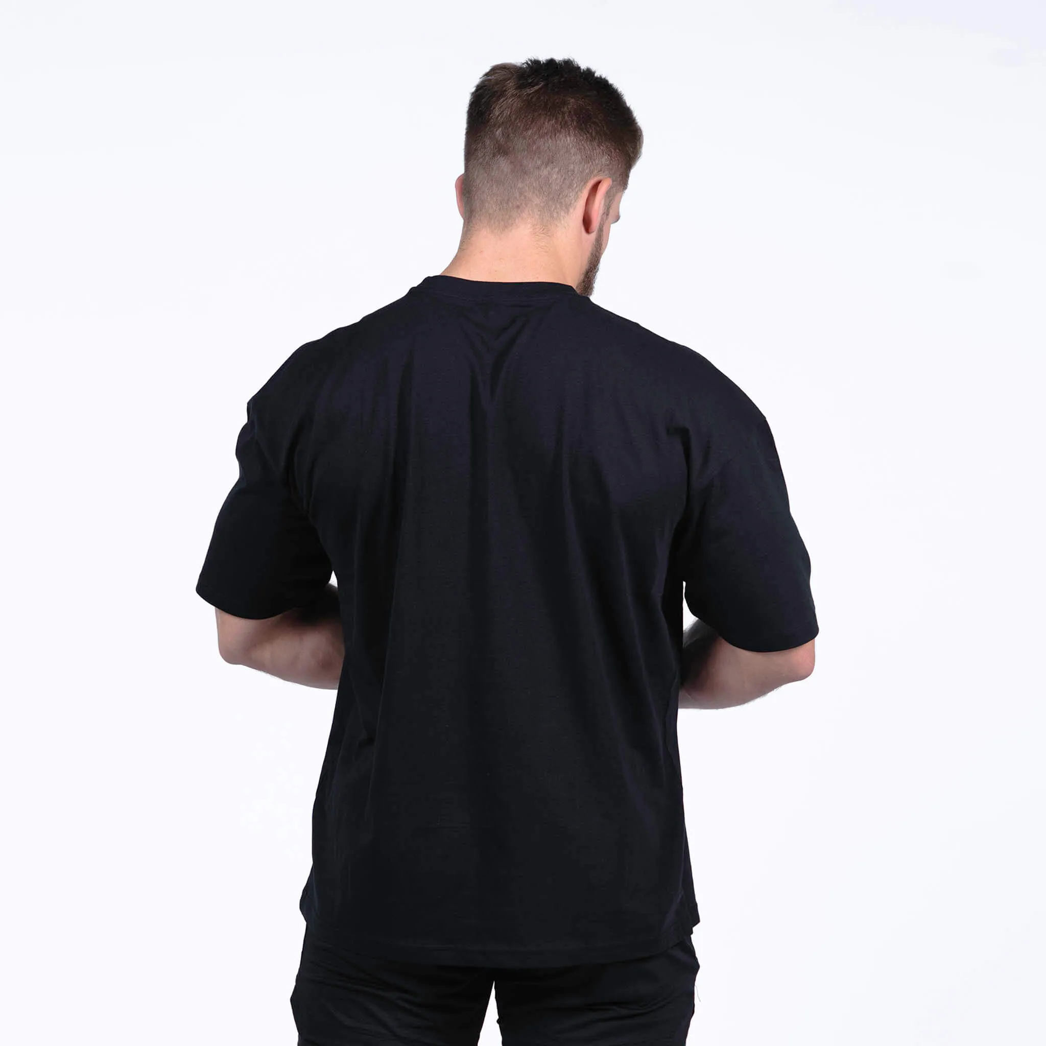 Ascend Box Tee - Black/White