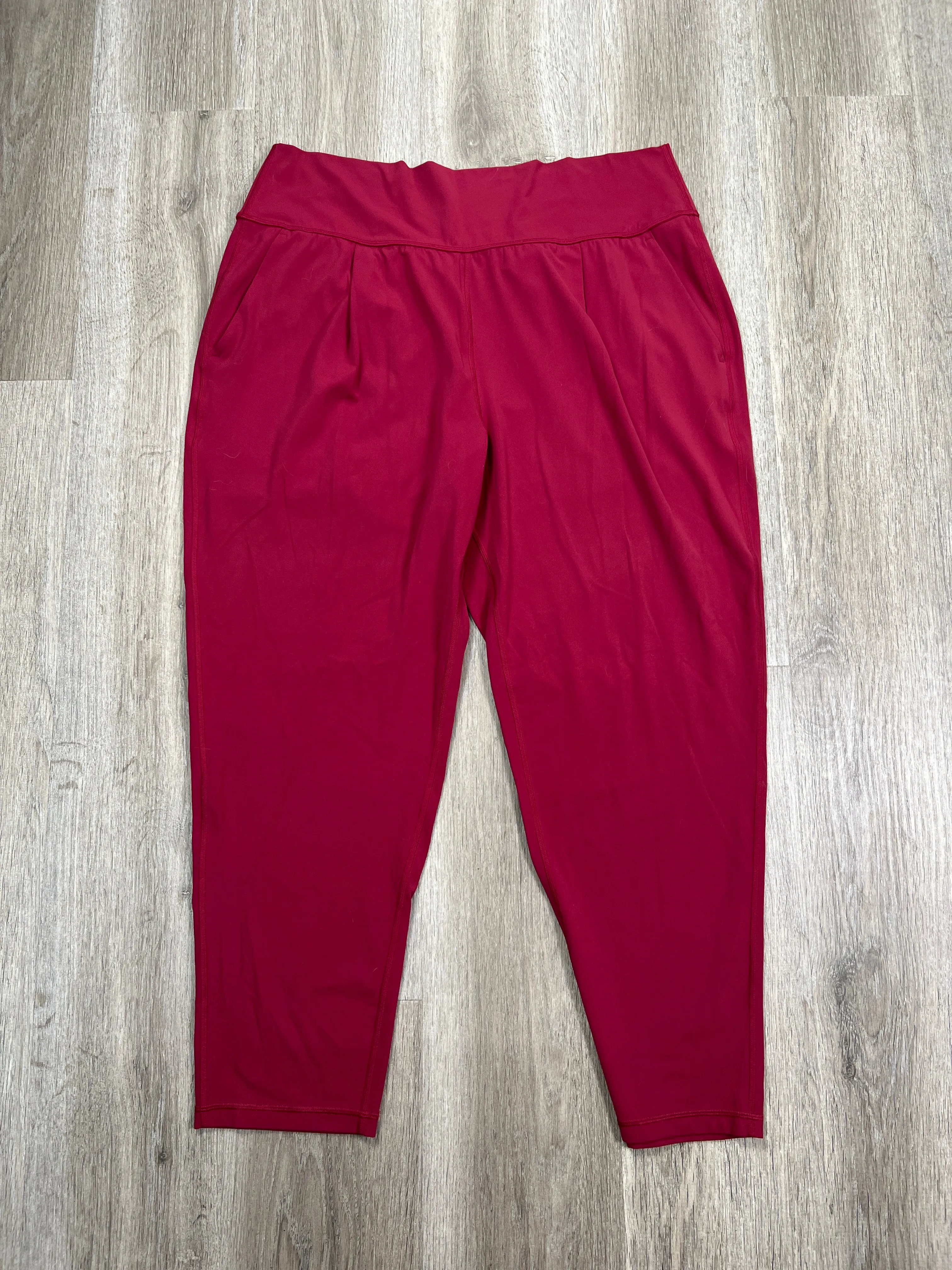 Athletic Pants By Athleta In Red, Size: Xl