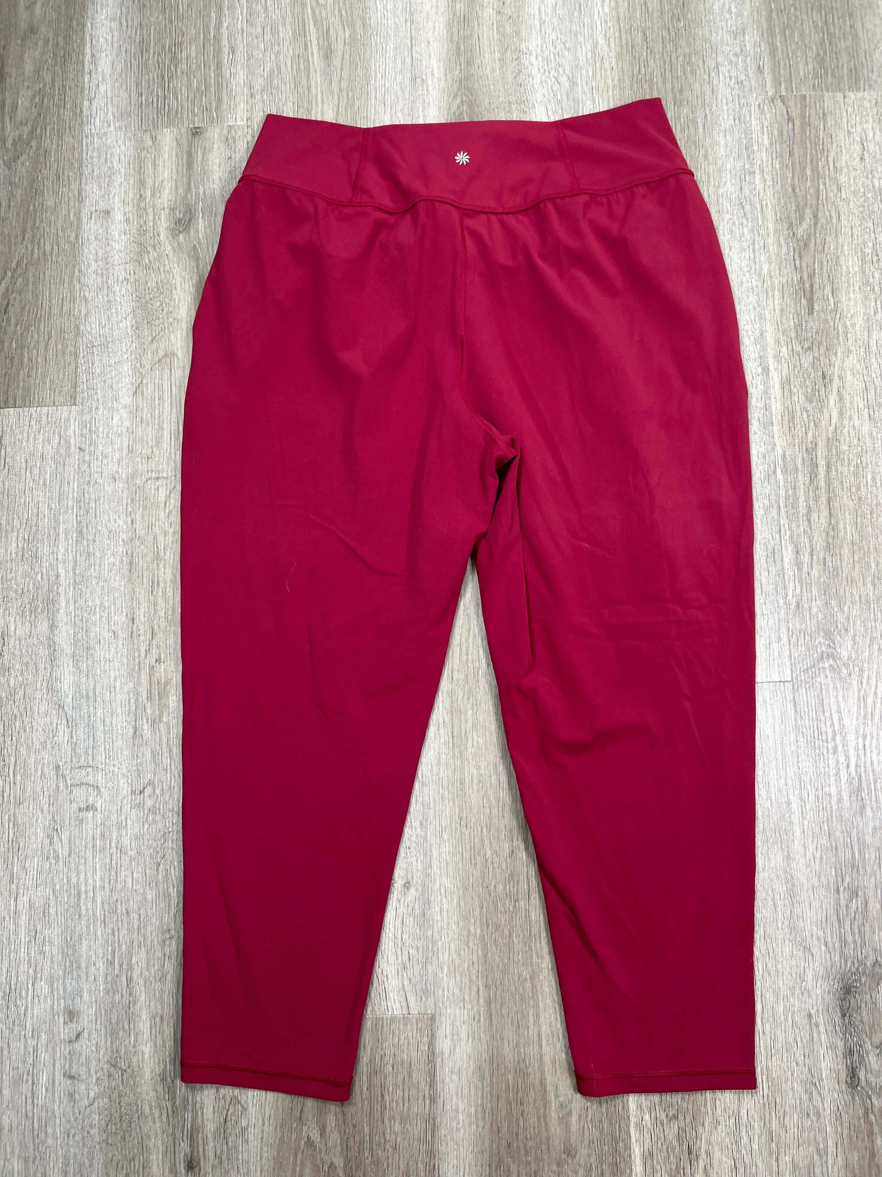 Athletic Pants By Athleta In Red, Size: Xl