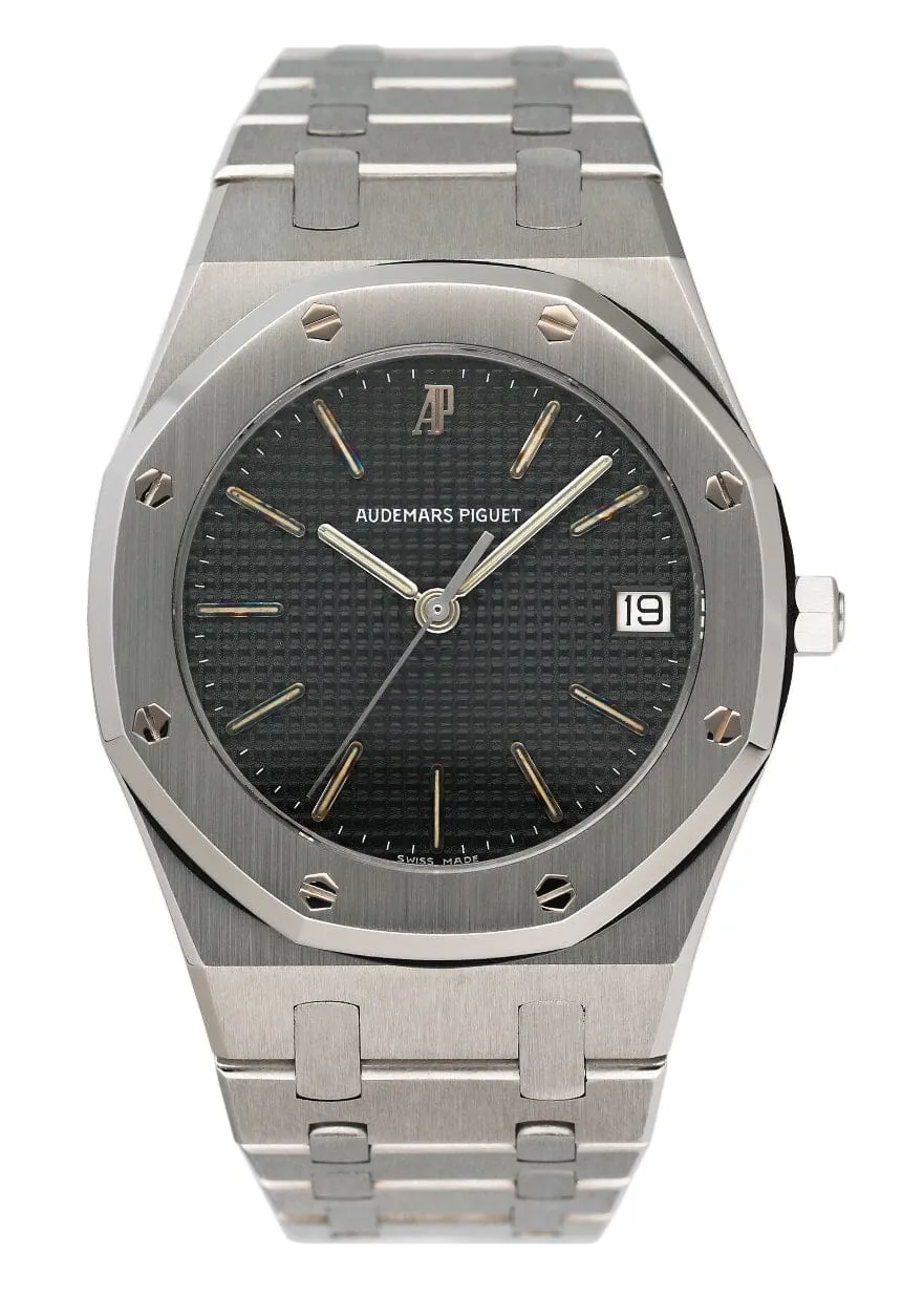 Audemars Piguet Royal Oak Black Dial Stainless Steel Mens Watch