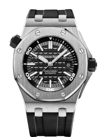 Audemars Piguet Royal Oak Offshore Diver 15710ST.OO.A002CA.01 Mens Watch Box and Papers