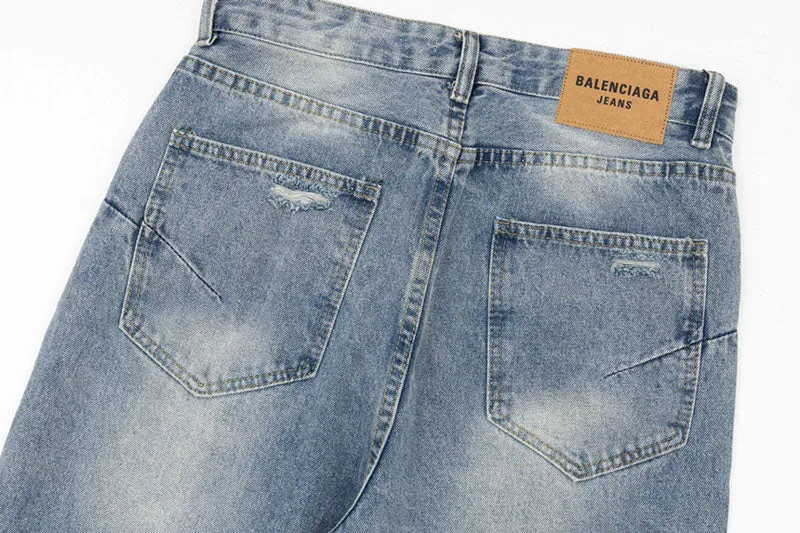 Balenciaga Blue Baggy Jeans