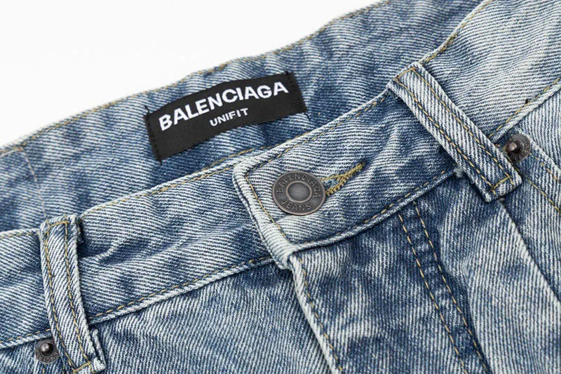 Balenciaga Blue Baggy Jeans