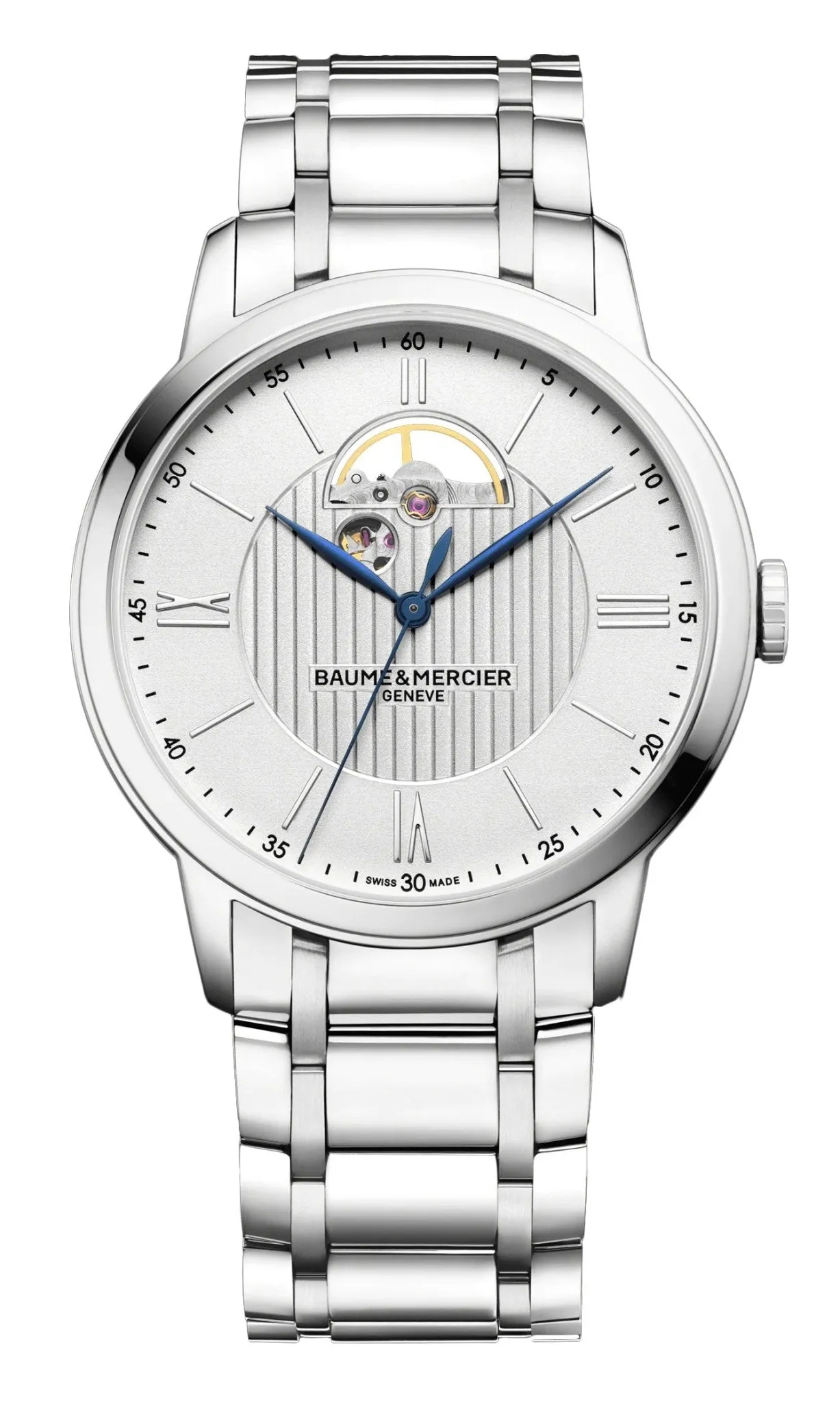 Baume & Mercier Classima Stainless Steel Automatic Silver Dial Mens Watch M0A10525