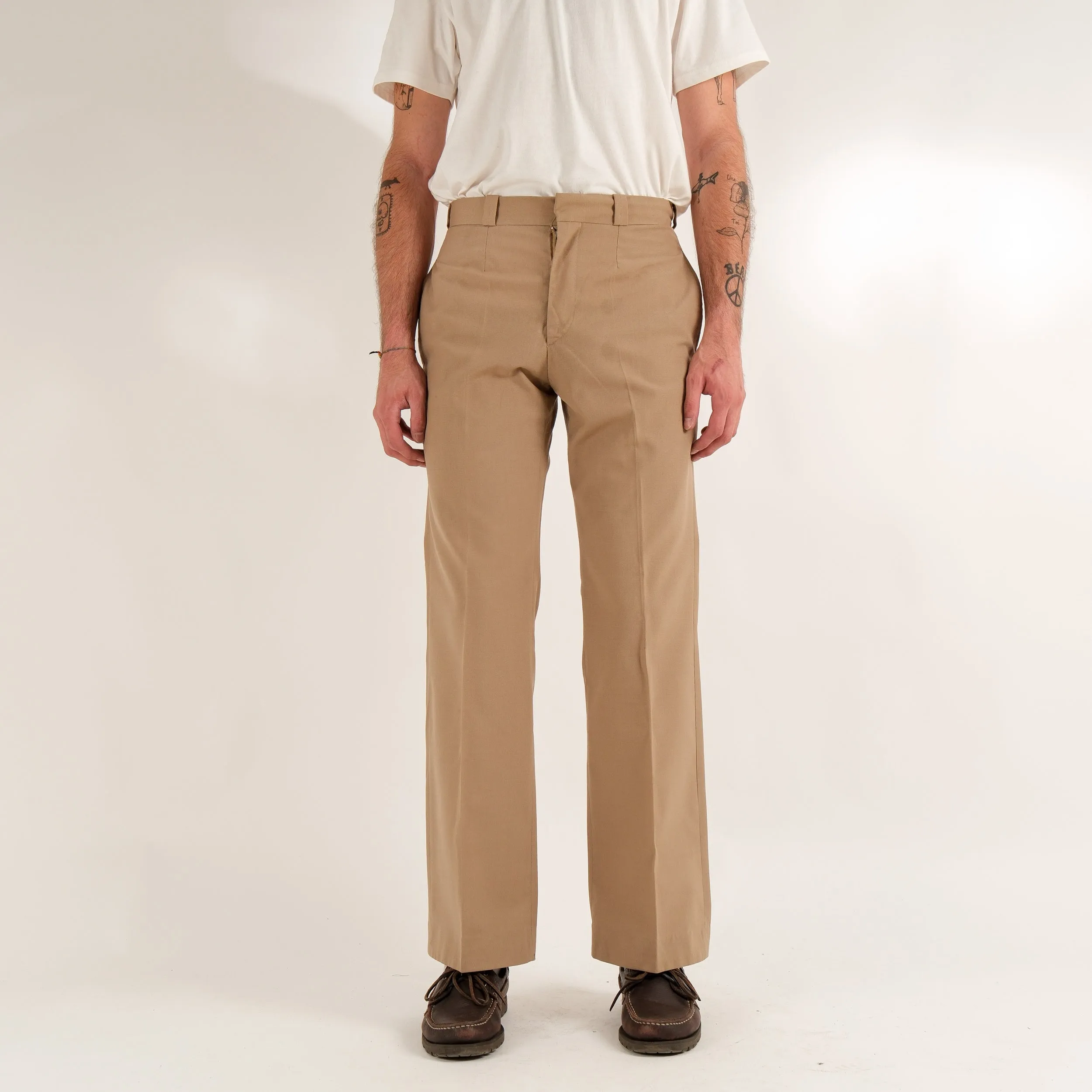 BEIGE HIGH WAIST FRENCH OFFICER