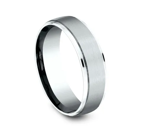 Benchmark 14k White Gold 6.5mm Band CF76502S14KW10