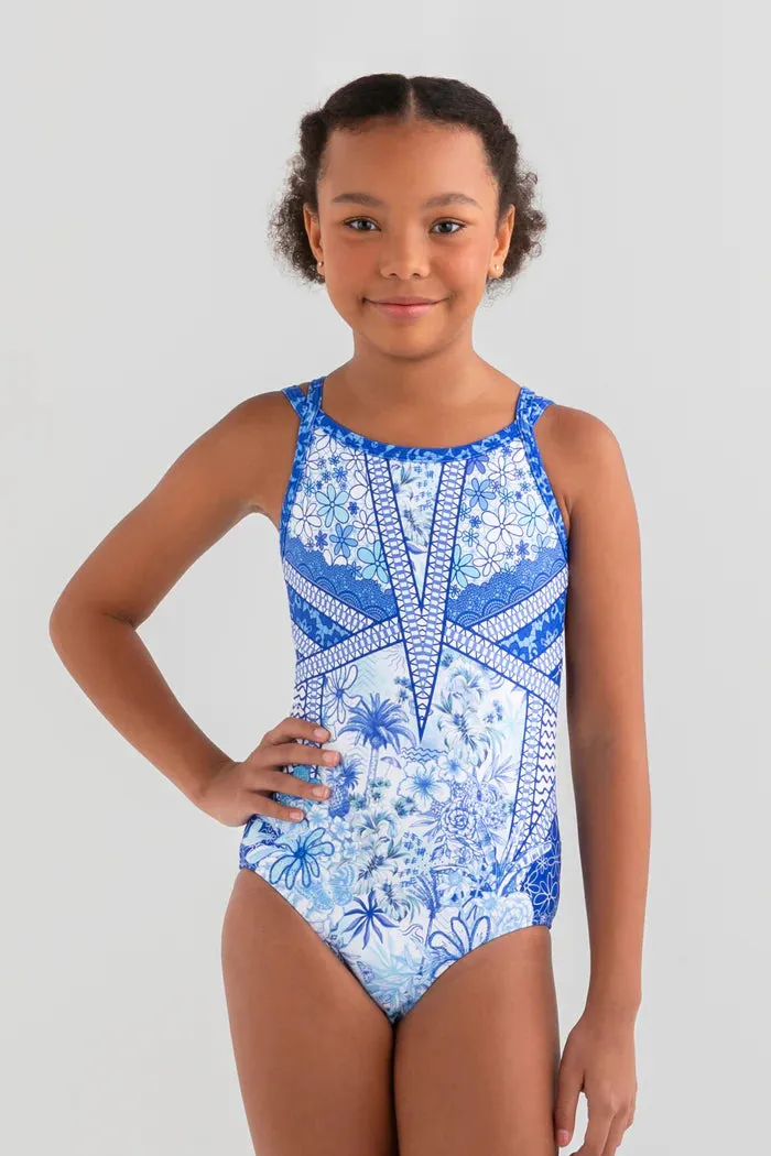 Bettina Blue Leotard