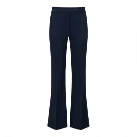 Bianca Stretch Wide Leg Pant - Navy