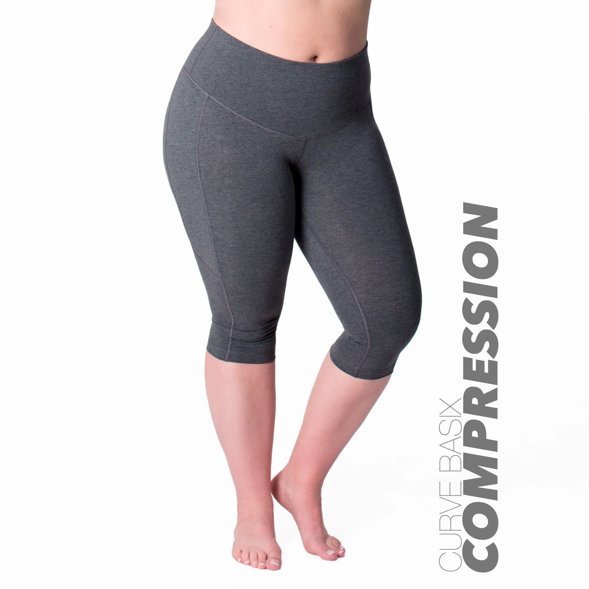 Black Dahlia Curve Basix Compression Capri