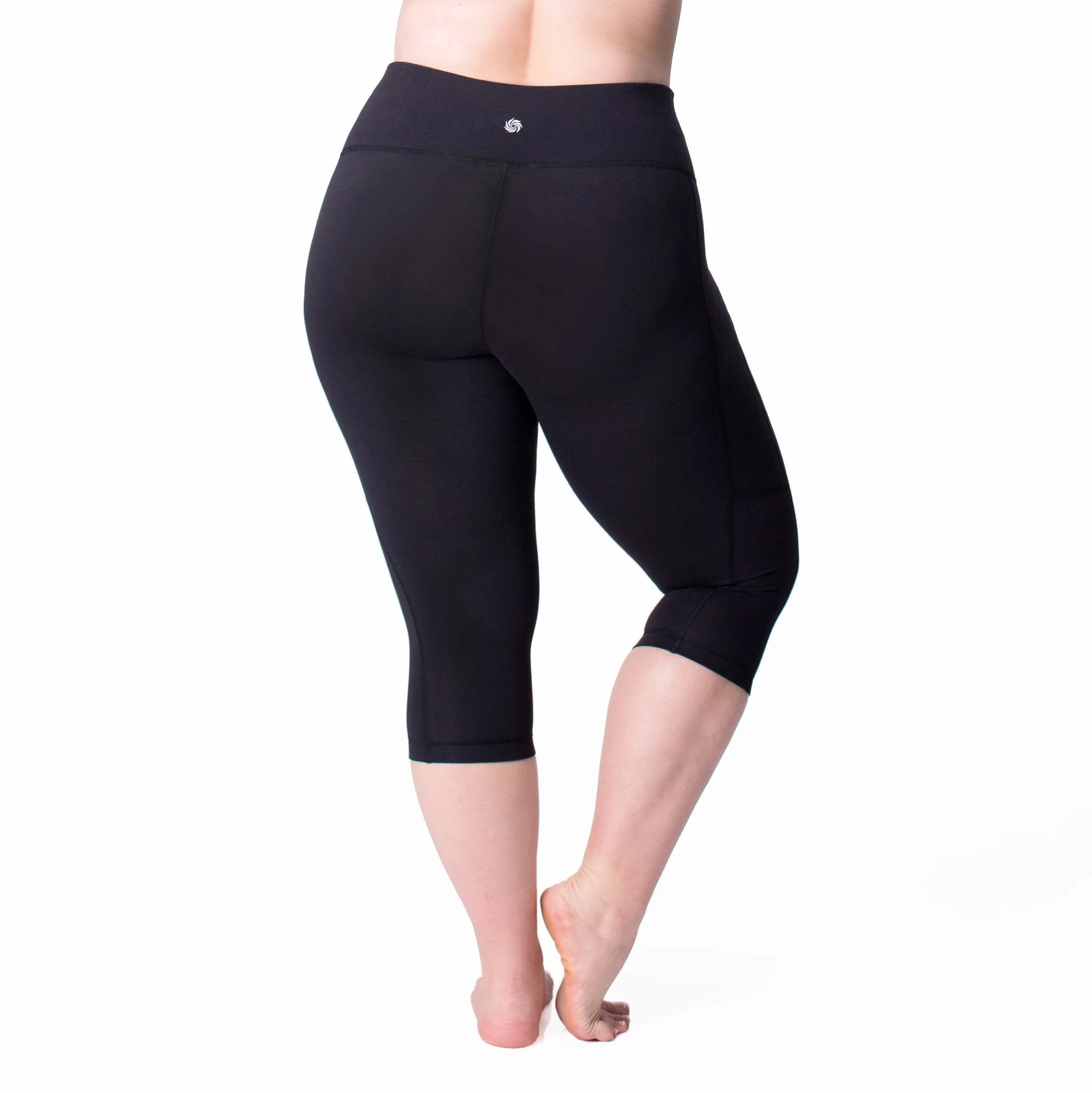 Black Dahlia Curve Basix Compression Capri