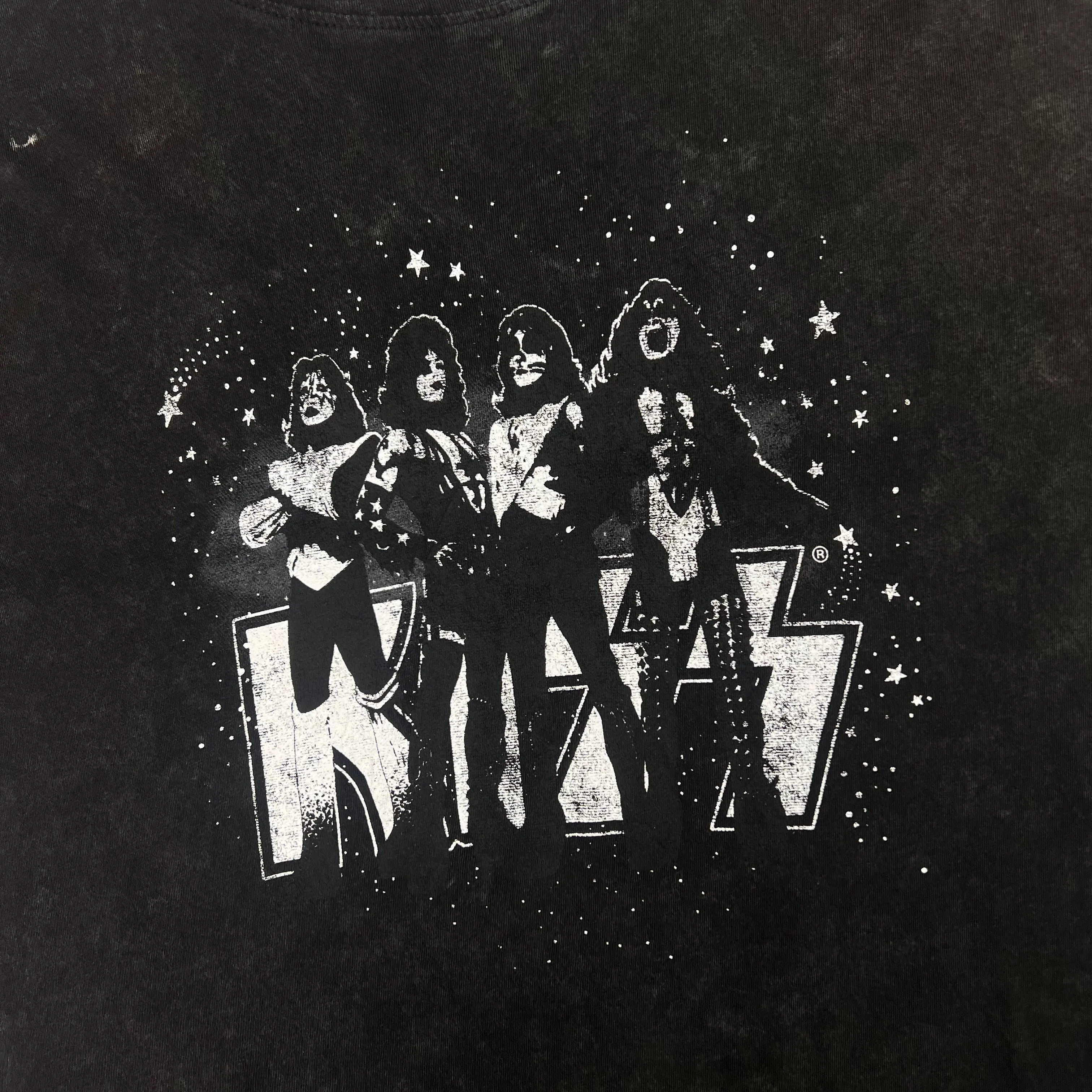 Black KISS Band Graphic T-shirt