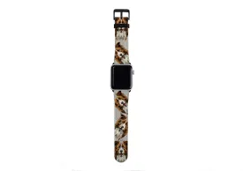 Border Collie Grey Apple Watch Strap