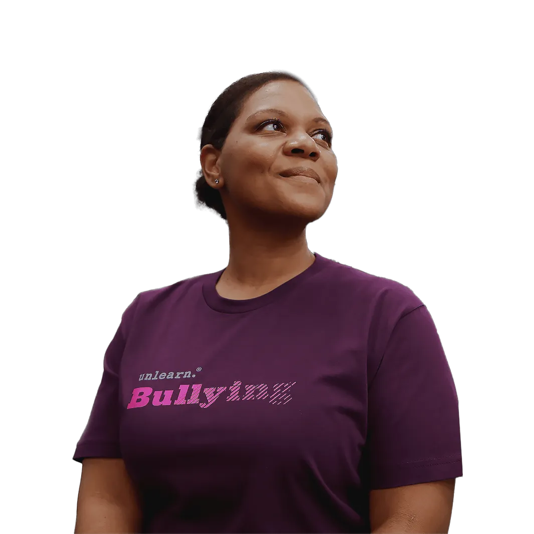 Bullying - Women's Fitted Purple T-Shirt