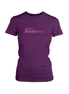 Bullying - Women's Fitted Purple T-Shirt