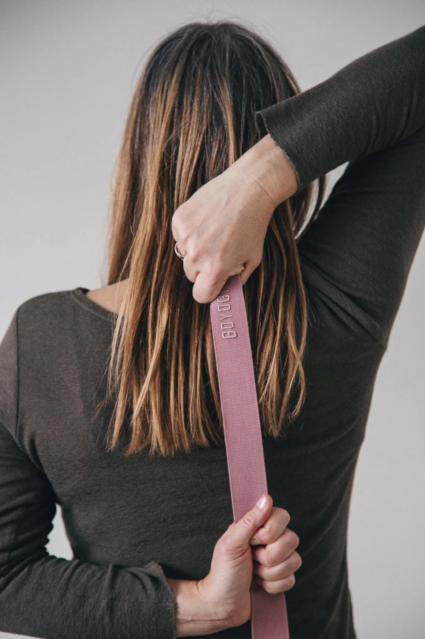 Calm Yoga Studio strap 280 cm - Rose