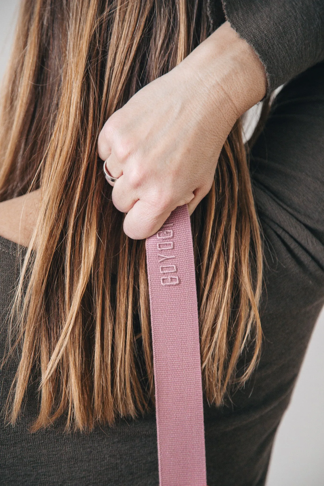 Calm Yoga Studio strap 280 cm - Rose