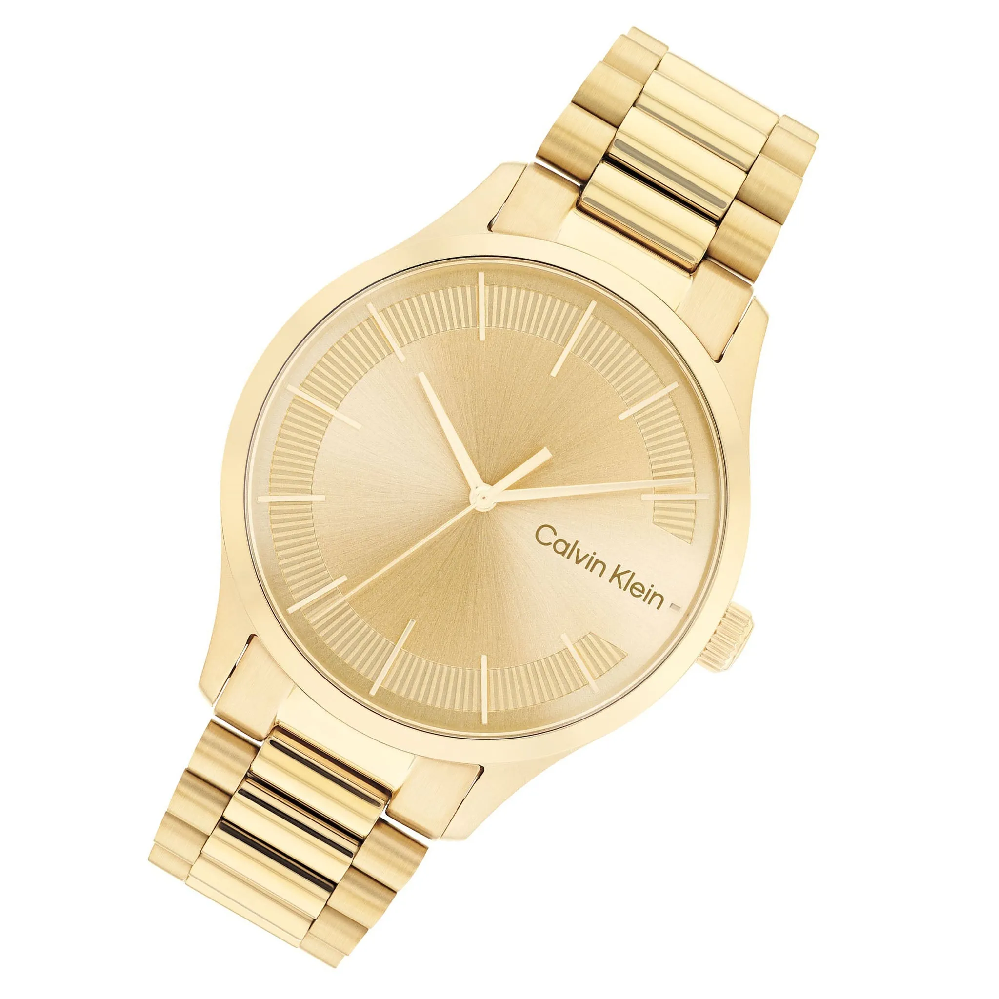 Calvin Klein Gold Stainless Steel Unisex Watch - 25200038