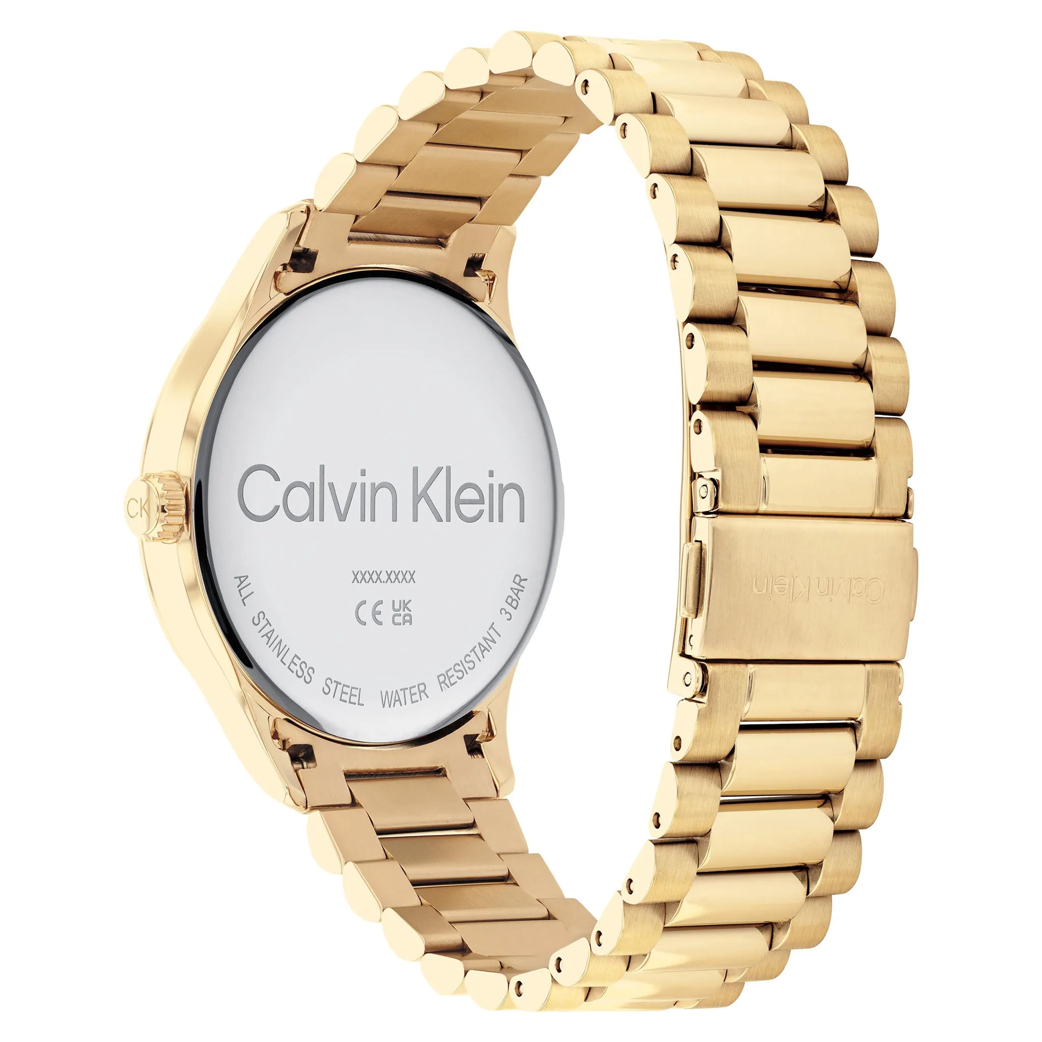 Calvin Klein Gold Stainless Steel Unisex Watch - 25200038