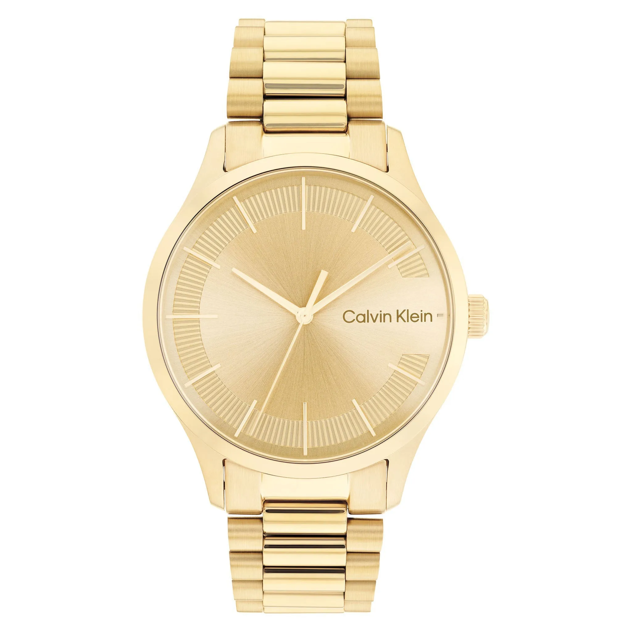 Calvin Klein Gold Stainless Steel Unisex Watch - 25200038