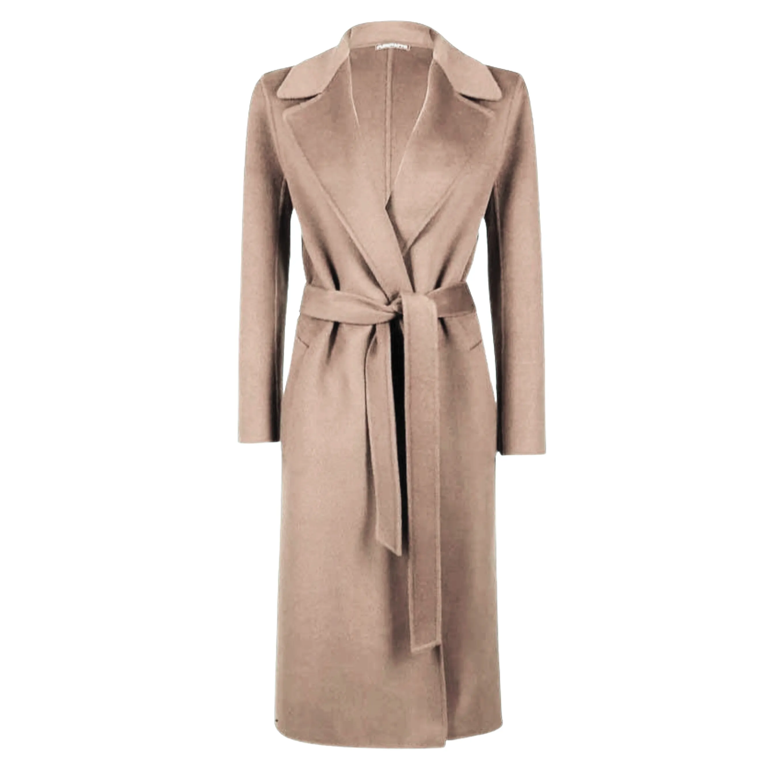 Cashmere and Wool Belted Coat - Wheat