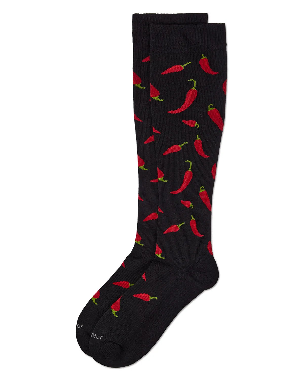 Chili Pepper 8-15 mmHg Graduated Bamboo Compression Socks