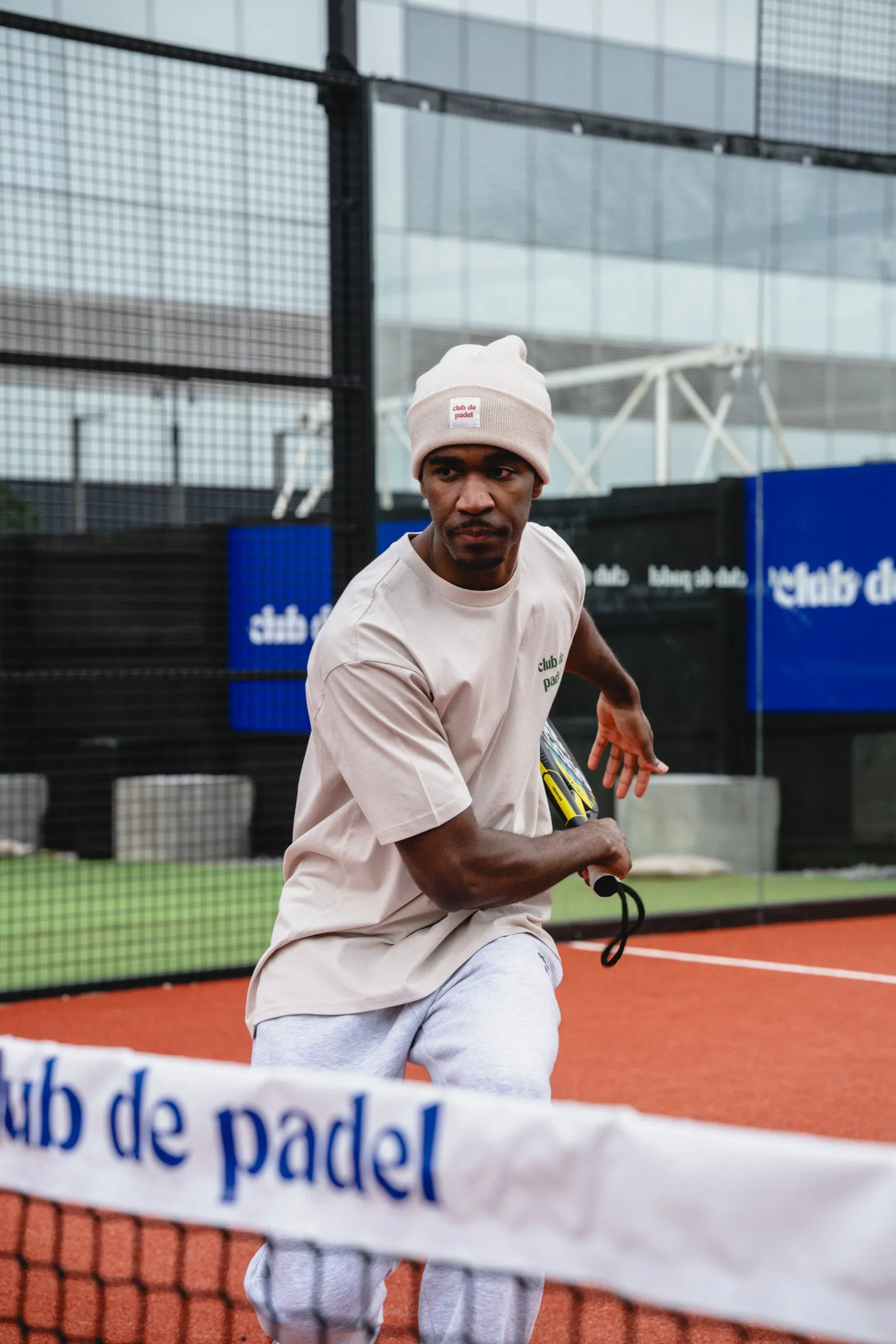 Club de Padel Logo Tee - Bone