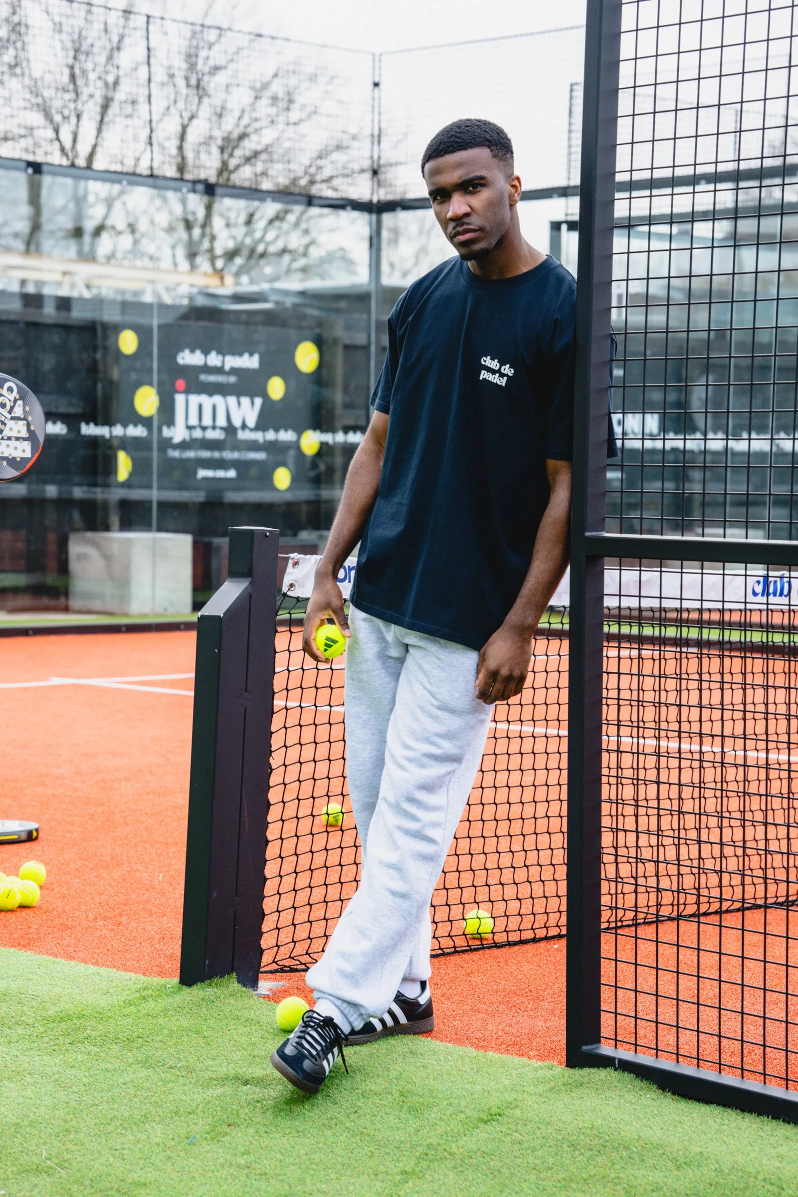 Club de Padel Logo Tee - Navy