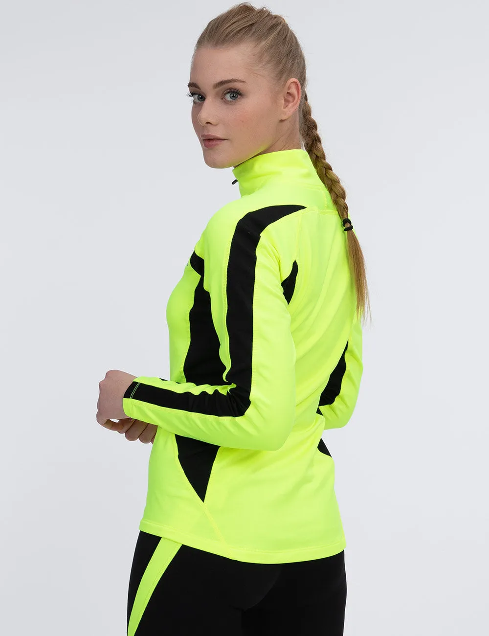 Damen Thermo Funktions Laufshirt Langarm Pro Neon Setprodukt