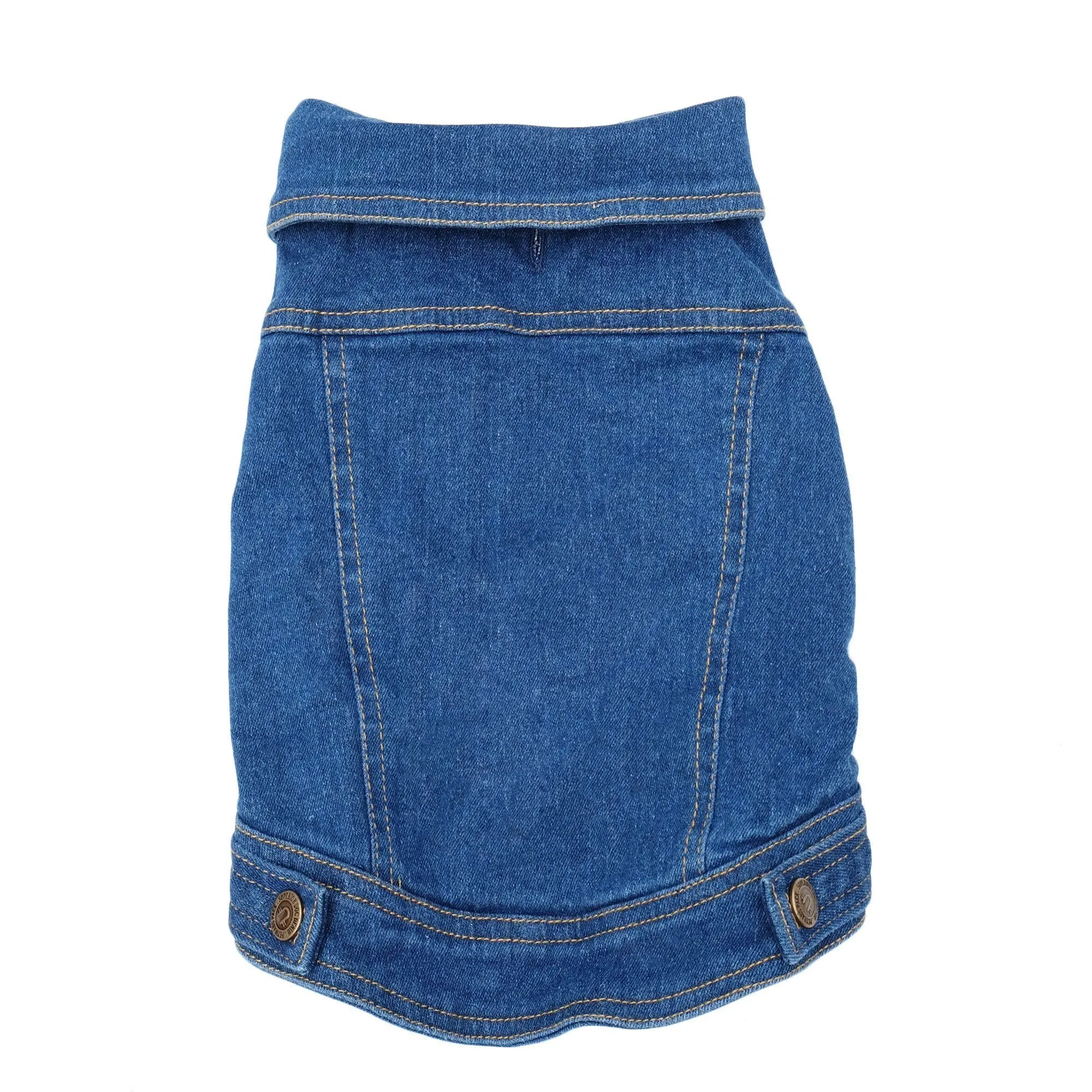 Denim Dog Vest (w/ Free Name Embroidery)