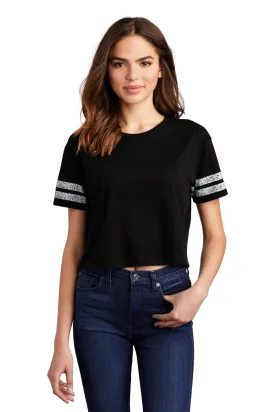 District Women's Scorecard Crop Tee DT488