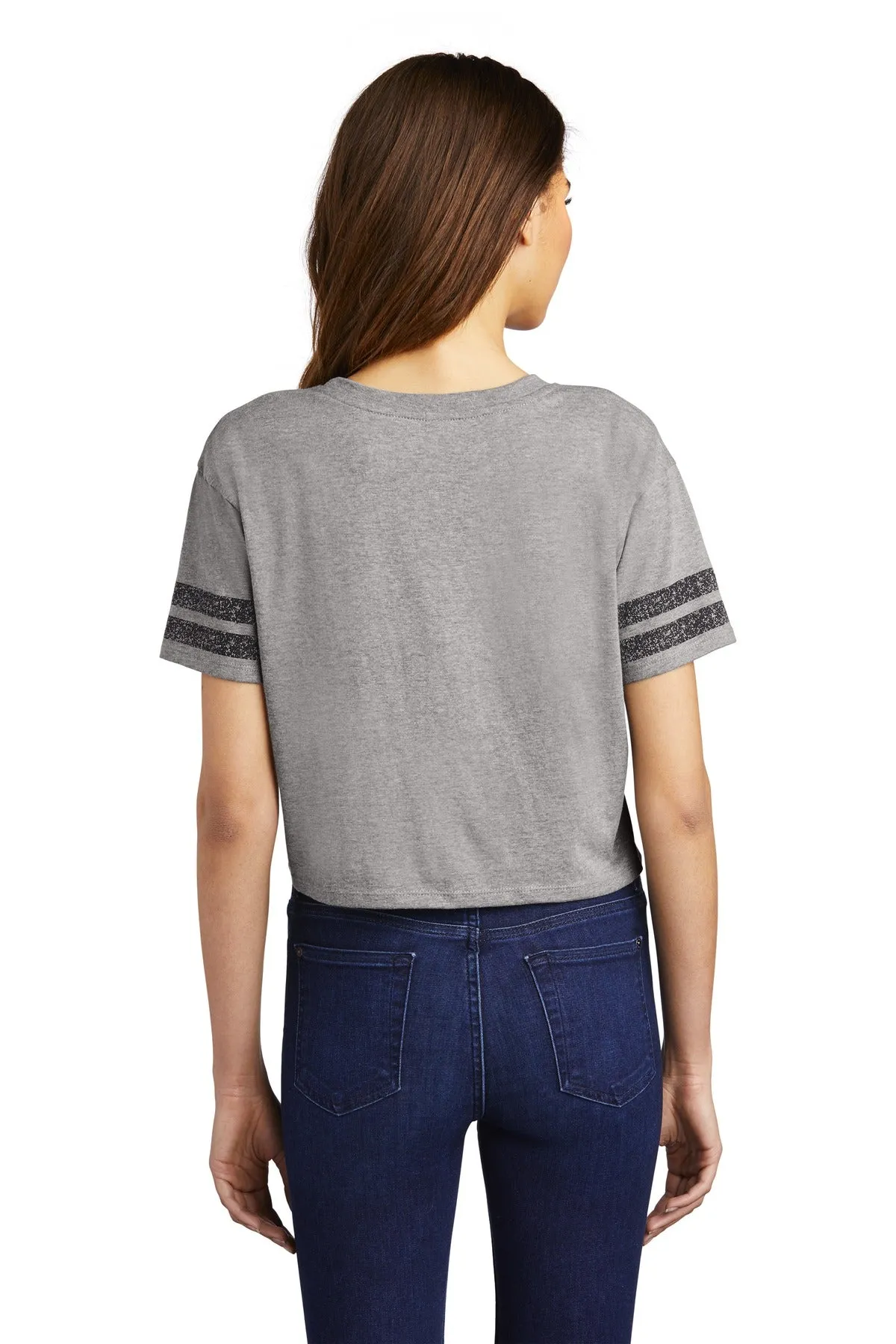 District Women's Scorecard Crop Tee DT488