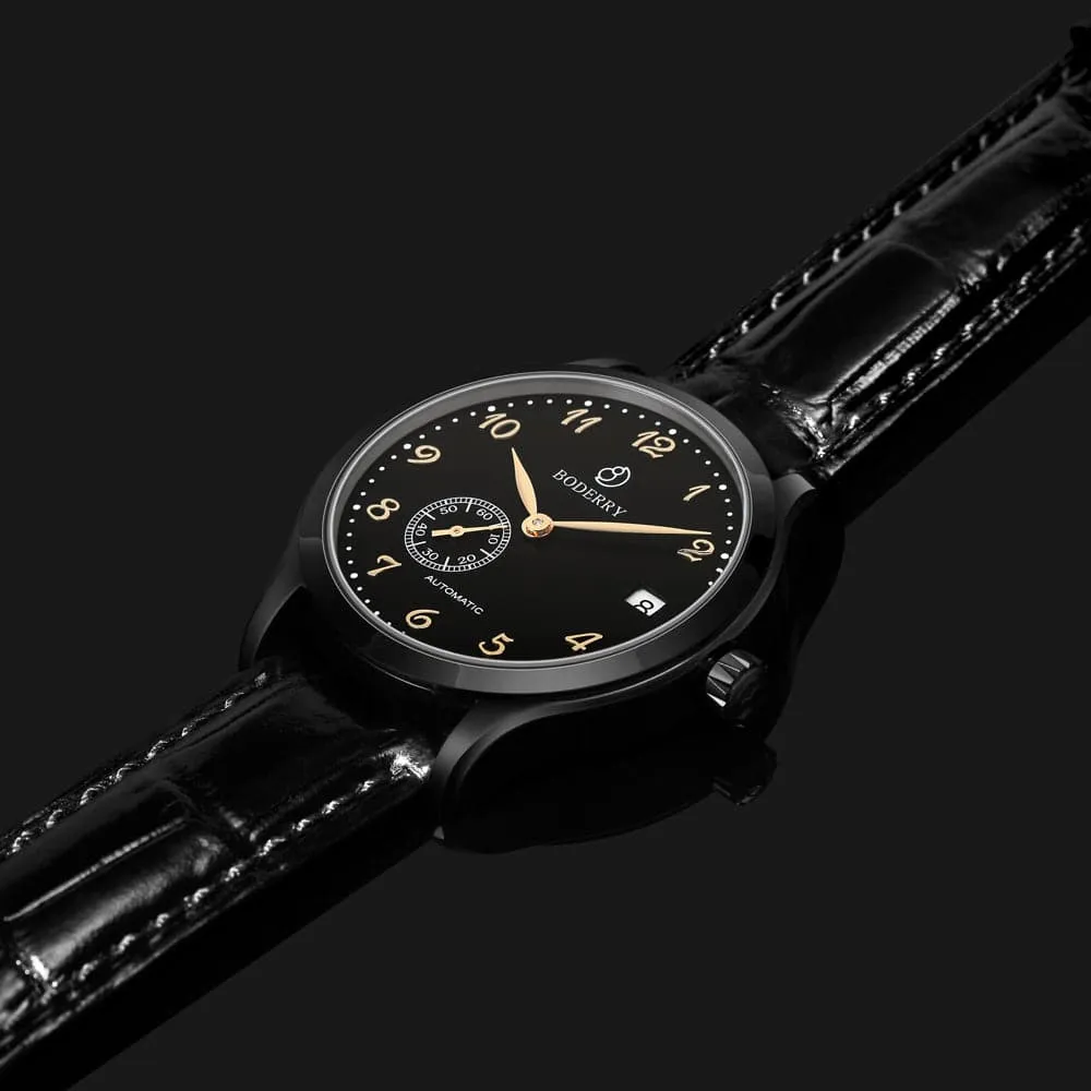 ELITE - Micro-rotor Automatic Watch | Black