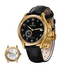 ELITE - Micro-rotor Automatic Watch | Gold Black