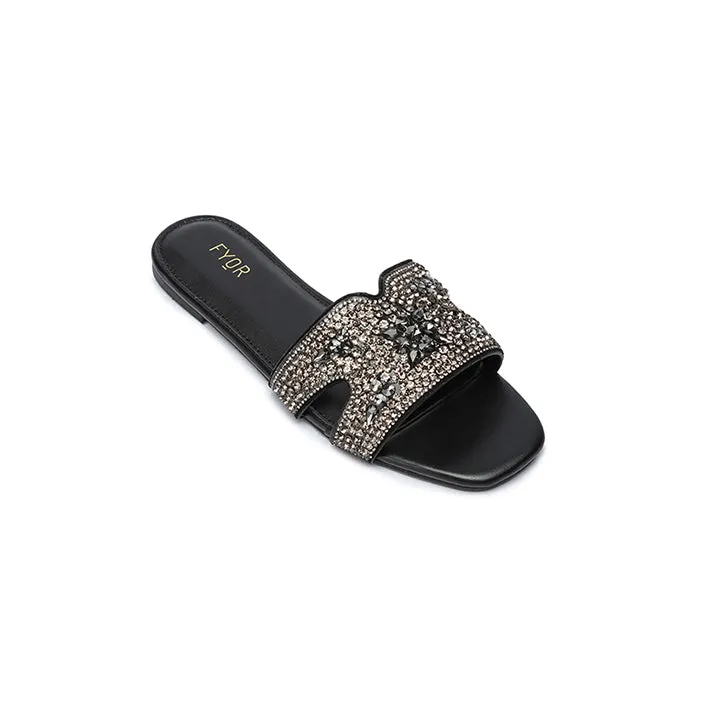 Embellished Diamante Slides MY 306