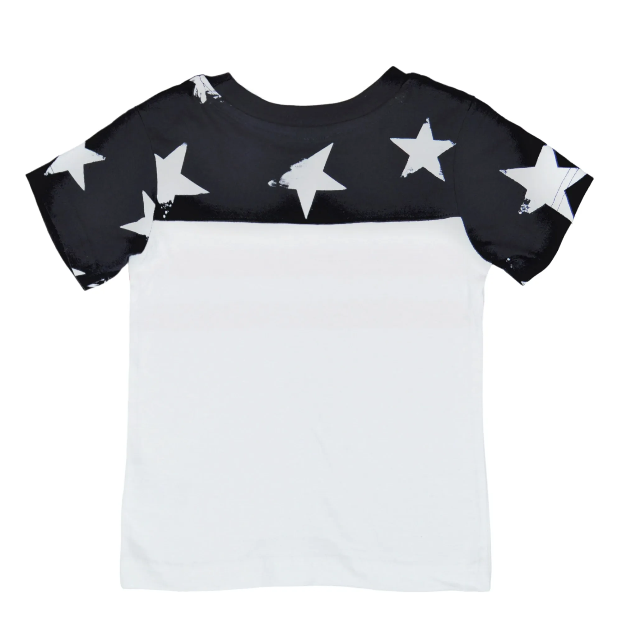 French Toast Toddler Boy's Cotton American Patriotic Stars Graphic Tee