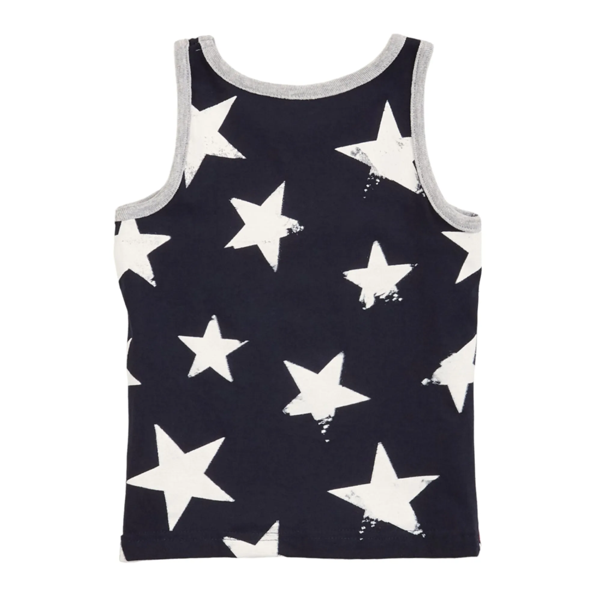 French Toast Toddler Boy's Cotton American Patriotic Stars Pocket Tank