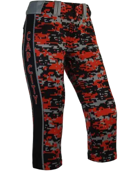 Full Sublimation Tapered Lowrise Softball Pants