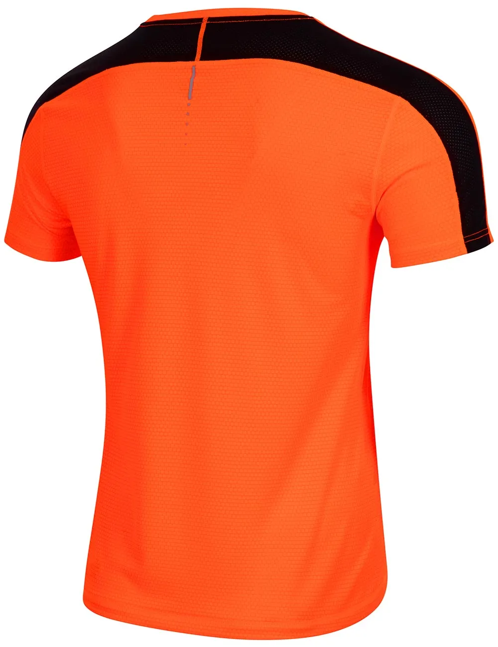 Funktions Laufshirt Kurzarm Pro Line Orange Schwarz