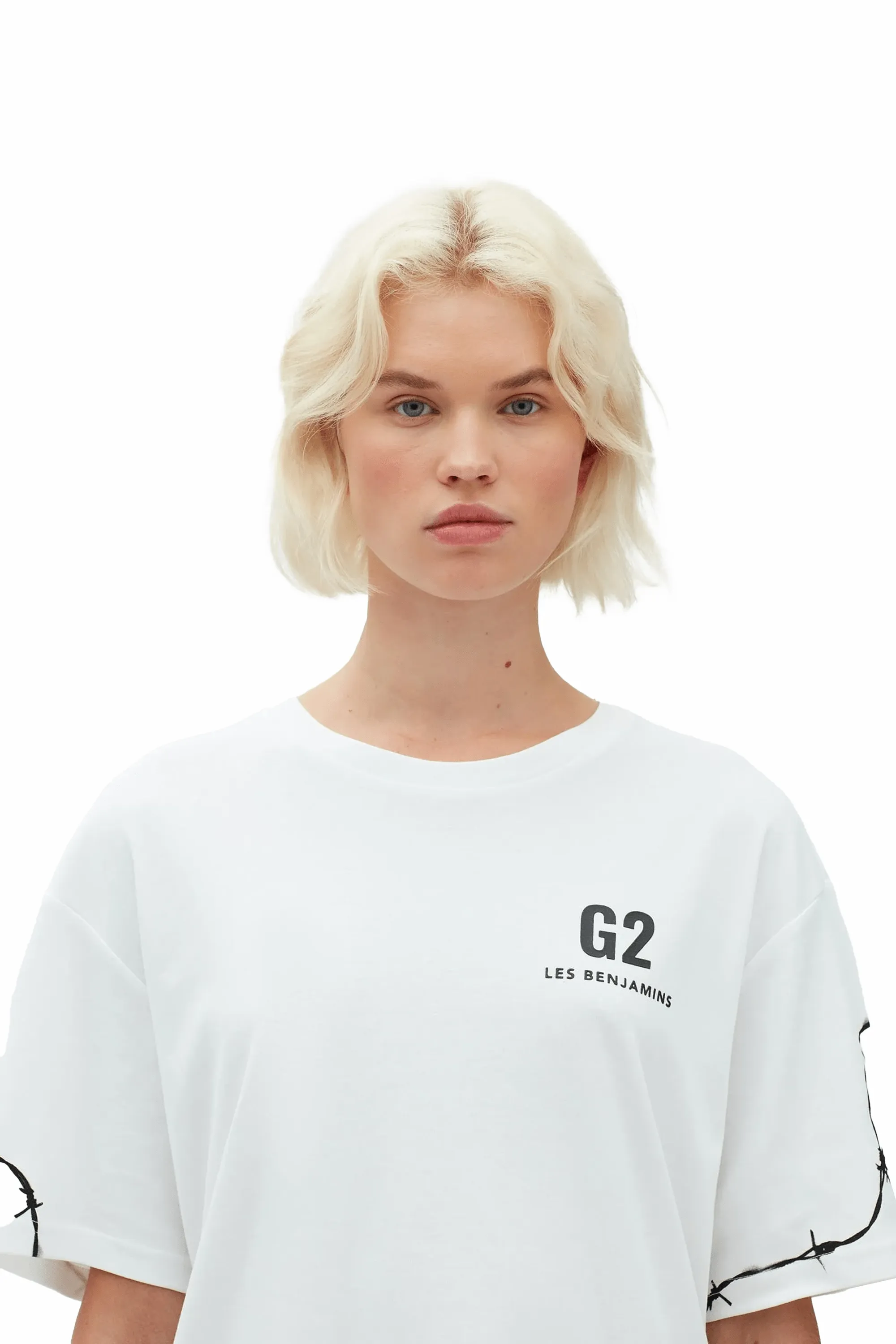 G2 x LB White T-shirt